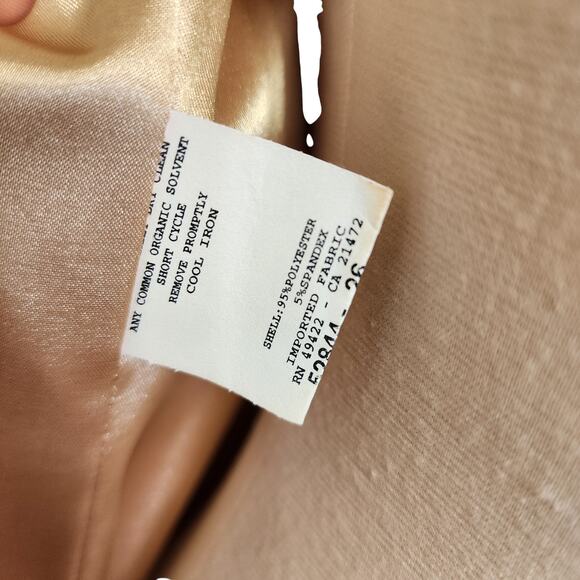 Jessica McClintock Womens Vintage Halter Dress Size 4 Gold Y2K Ruched Drop Waist - Picture 8 of 16